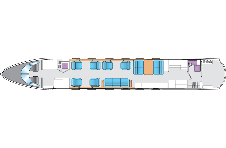 aereo d'affari Gulfstream GIV